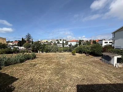 Vista sobre o terreno e a rua envolvente